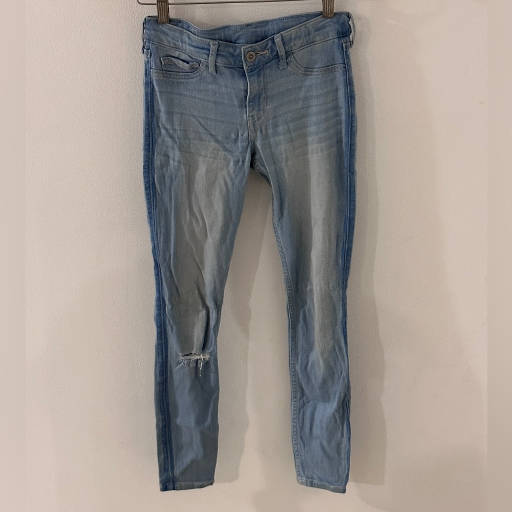 Hollister low rise skinny blue